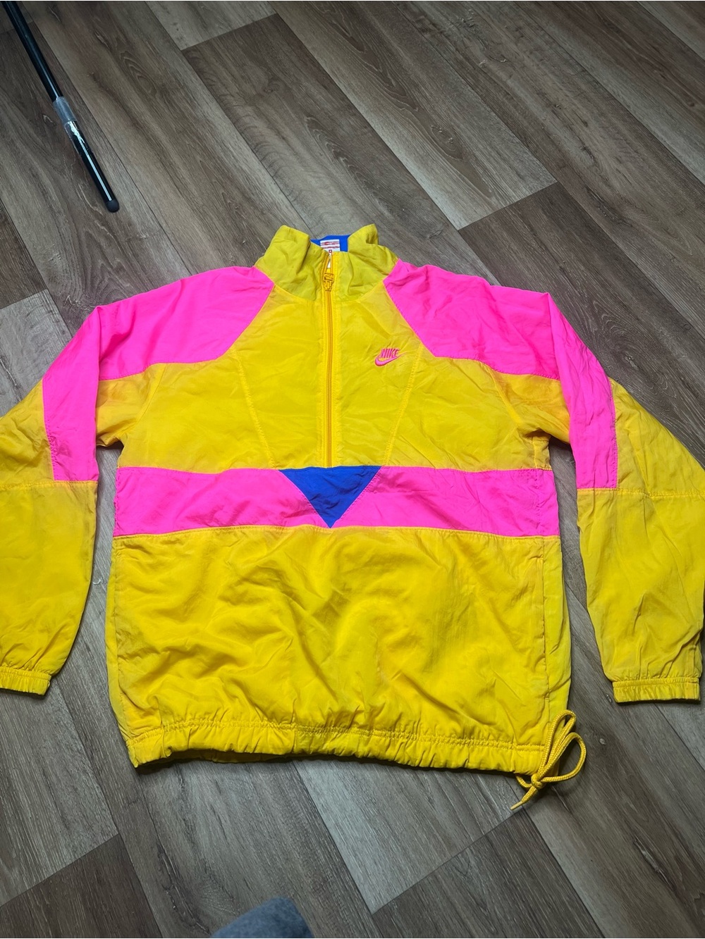 Vintage RARE Nike Color Block Windbreaker Jacket Size S